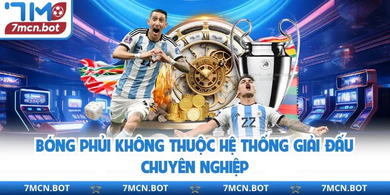 Bóng phủi không thuộc hệ thống giải đấu chuyên nghiệp