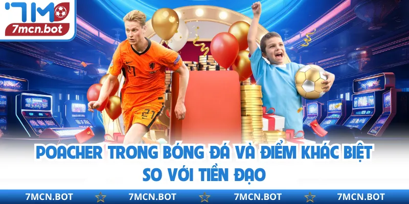 Poacher trong bóng đá và điểm khác biệt so với tiền đạo