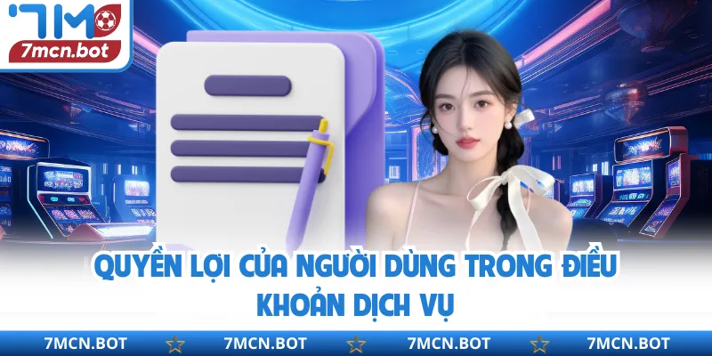 Quyền lợi của người dùng trong điều khoản dịch vụ 